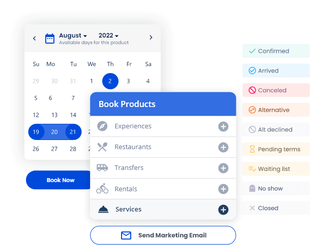 Sales and Marketing to multiply booking touchpoints